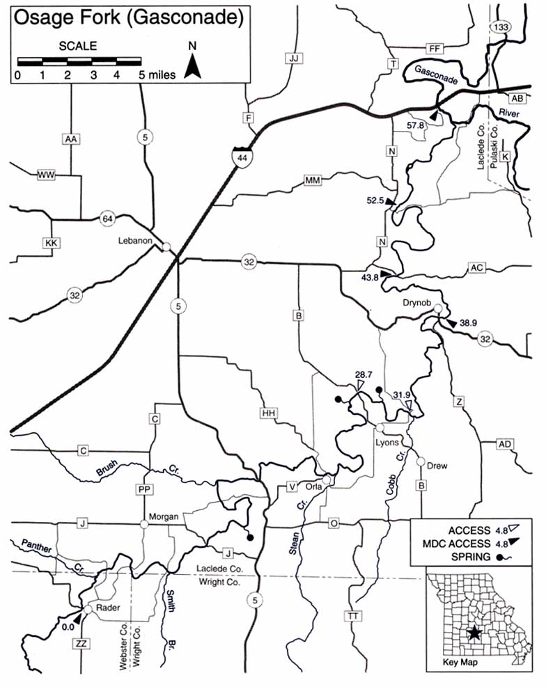 Osage Fork (Gasconade River) Missouri Float Trips